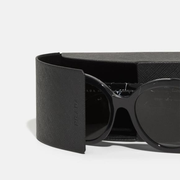 New Authentic- PRADA Dark Grey Cat Eye Ladies Sunglasses PR 01YS 09V5S0 54 - Picture 11 of 16